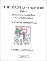 The Lord's My Shepherd SATB choral sheet music cover